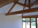 Hardwood trusses, Towersey, Oxfordshire